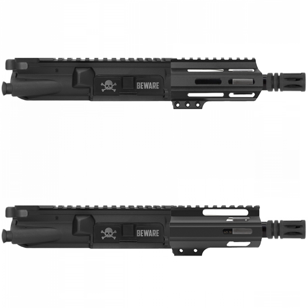 AR-15 5.56 NATO 5'' PISTOL - FORGED UPPER WITH 4'' HANDGUARD OPTIONS- BEWARE- UPPER ASSEMBLY 